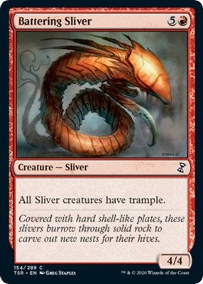 Battering Sliver TSR 154 NM Magic: The Gathering