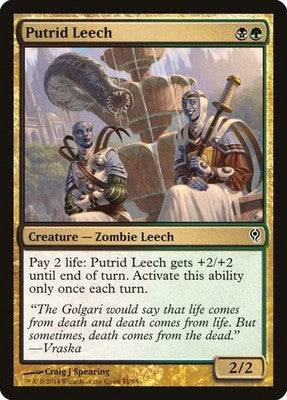Putrid Leech DDM 51 NM Magic: The Gathering