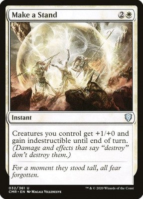 Make a Stand CMR 32 NM Magic: The Gathering
