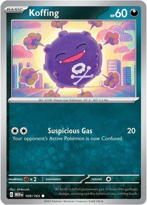 Koffing 109/165 SV: Scarlet & Violet 151 Pokémon TCG