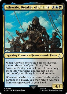 Adéwalé, Breaker of Chains ACR 44 NM Magic: The Gathering