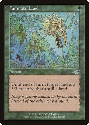 Animate Land NEM 101 NM Magic: The Gathering