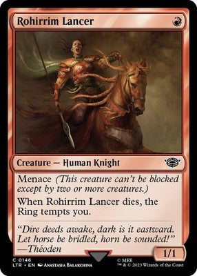 Rohirrim Lancer LTR 146 NM Magic: The Gathering