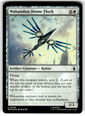 Wakandan Drone Flock Marvel Super Heroes 40 C Foil Magic: The Gathering