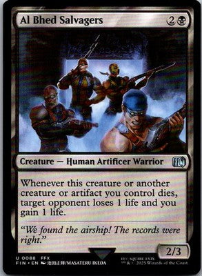 Al Bhed Salvagers 88 Uncommon FINAL FANTASY Magic: The Gathering Near Mint