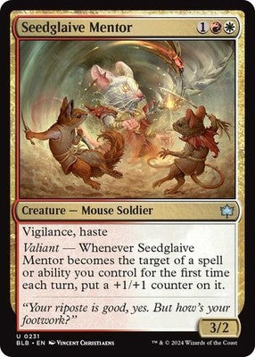 Seedglaive Mentor BLB 231 NM Magic: The Gathering