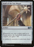 Staff of the Sun Magus M15 235 NM Magic: The Gathering