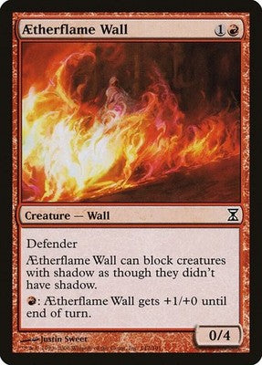 Aetherflame Wall TSP 142 NM Magic: The Gathering