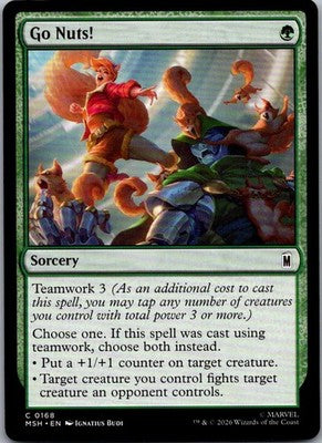 Go Nuts! 168 Common Marvel Super Heroes Magic: The Gathering Near Mint