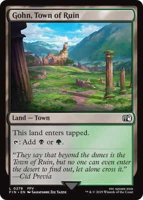 Gohn, Town of Ruin FIN 278 NM Magic: The Gathering