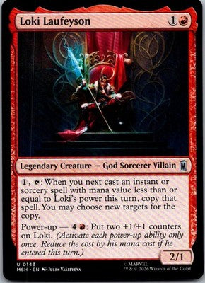 Loki Laufeyson 143 Uncommon Marvel Super Heroes Magic: The Gathering Near Mint