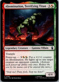 Abomination, Terrifying Titan 198 Marvel Super Heroes Magic: The Gathering NM