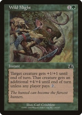 Wild Might PCY 134 LP Magic: The Gathering