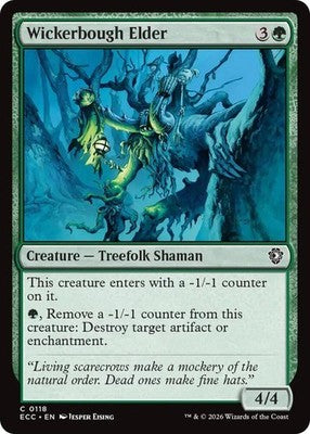 Wickerbough Elder ECC 118 NM Magic: The Gathering