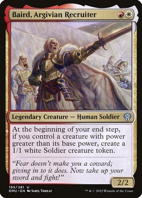 Baird, Argivian Recruiter DMU 195 NM Magic: The Gathering