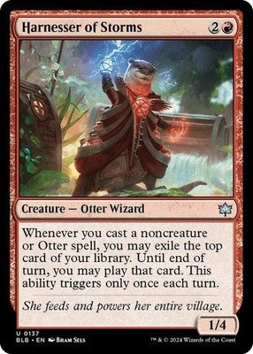 Harnesser of Storms BLB 137 Foil NM Magic: The Gathering