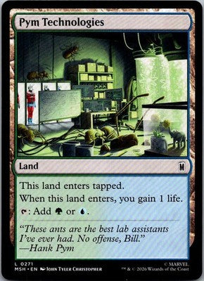 Pym Technologies 271 Land Marvel Super Heroes Magic: The Gathering Near Mint