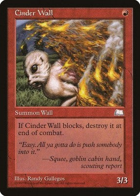 Cinder Wall WTH 94 LP Magic: The Gathering