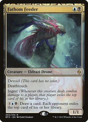 Fathom Feeder BFZ 203 NM Magic: The Gathering