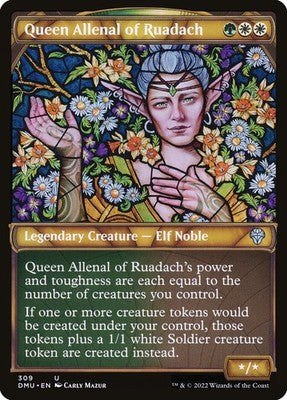 Queen Allenal of Ruadach DMU 309 NM Magic: The Gathering