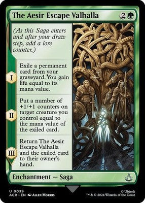 The Aesir Escape Valhalla ACR 39 NM Magic: The Gathering