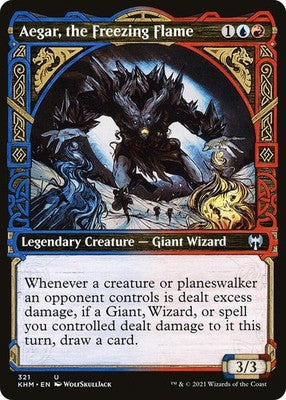 Aegar, the Freezing Flame KHM 321 NM Magic: The Gathering