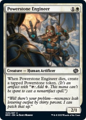 Powerstone Engineer BRO 20 Foil NM Magic: The Gathering