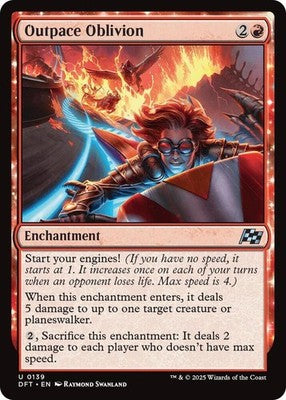 Outpace Oblivion DFT 139 Foil NM Magic: The Gathering