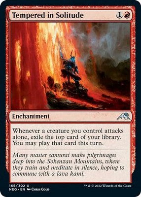 Tempered in Solitude NEO 165 Foil NM Magic: The Gathering