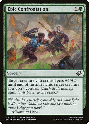 Epic Confrontation BRO 176 NM Magic: The Gathering