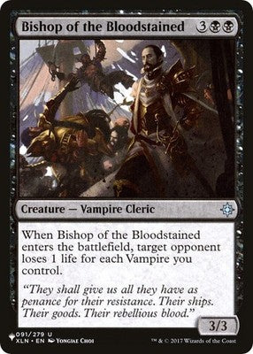 Bishop of the Bloodstained PLST XLN-91 NM Magic: The Gathering