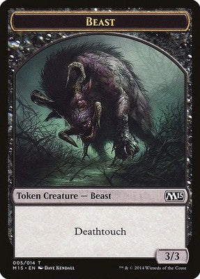 Beast TM15 5 NM Magic: The Gathering