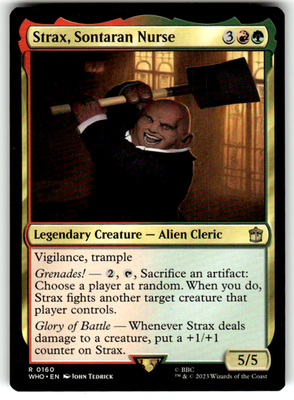 Strax, Sontaran Nurse Universes Beyond: Doctor Who 160 R Magic: The Gathering