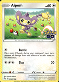 Aipom Pokemon GO 056/078 Common Pokémon — English Near Mint