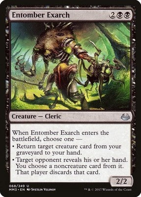 Entomber Exarch MM3 68 Foil NM Magic: The Gathering