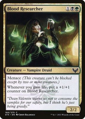 Blood Researcher STX 166 NM Magic: The Gathering