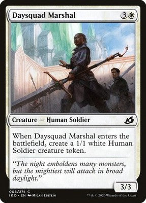 Daysquad Marshal IKO 8 Foil NM Magic: The Gathering