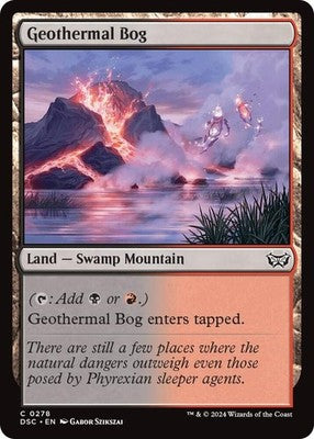 Geothermal Bog DSC 278 NM Magic: The Gathering
