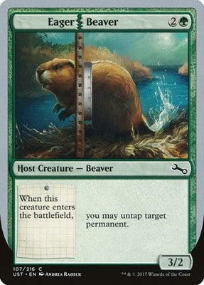 Eager Beaver UST 107 NM Magic: The Gathering