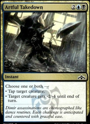 Artful Takedown Guilds of Ravnica 151 C Magic: The Gathering Near Mint