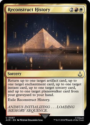 Reconstruct History ACR 97 Foil NM Magic: The Gathering