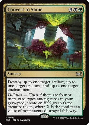 Convert to Slime DSC 37 NM Magic: The Gathering