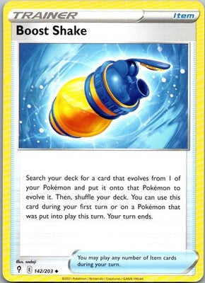 Boost Shake 142/203 Uncommon Evolving Skies Pokemon Lightly Played