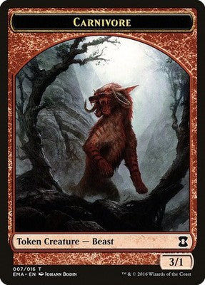 Carnivore TEMA 7 NM Magic: The Gathering