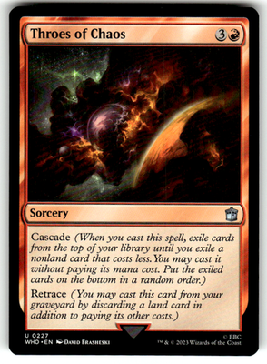 Throes of Chaos Universes Beyond: Doctor Who 227 U Magic: The Gathering