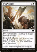 Iron Verdict KHM 17 Foil NM Magic: The Gathering