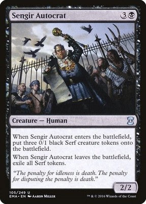 Sengir Autocrat EMA 105 NM Magic: The Gathering