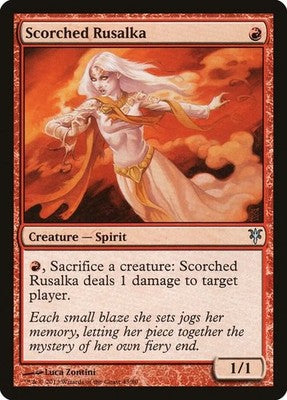 Scorched Rusalka DDK 43 NM Magic: The Gathering