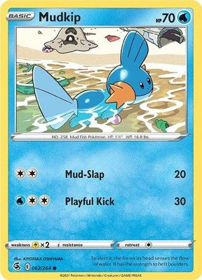 Mudkip 062/264 SWSH08: Fusion Strike Pokémon TCG