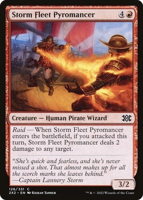 Storm Fleet Pyromancer 2X2 126 NM Magic: The Gathering